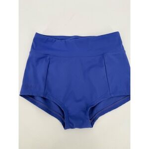 Jo + Jax Dance Shorts Small Adult Royal Blue Activewear Gymnastics Stretchy